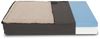 Matratzen Discount orthopädisches Hundebett mit Rückenlehne, PU-Komfortschaum braun, 27 x 100 x 70 cm Bild 5