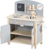 roba Spielküche - Holz - Spielzeug Kinderküche mit Zubehör - Natur / Grau Bild 2