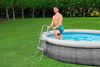 Poolleiter, 2-stufig, für Pools bis 84 cm Höhe, Stahl/Kunststoff Grau Bild 4