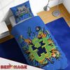 BERONAGE Kinderbettwäsche Minecraft Blast Bettwäsche Linon / Renforcé Bettbezug Gaming Creeper, 100% Baumwolle, 2 teilig, 135x200 + 80x80 cm Bild 4