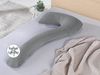 Theraline Stillkissen my7 Das Schlaf- & Stillkissen 80 x 150 cm Melange Mittelgrau Bild 5