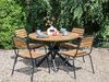 Gartentisch Holz Heller Holzfarbton LISSONE Bild 2