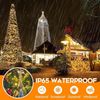 Montegoni LED-Lichterkette 10m 100 LEDs Lichterkette warmweiß, Weihnachtsdeko, IP65 Wasserdicht, 8 Lichtmodi, Ferbedienung mit Timer und Memory Funktion, IP65 Bild 4