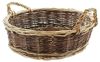 Schale Natur/Weiß groß Deko Aufbewahrung Obstschale Tisch Korb Ø 30 cm Bild 2