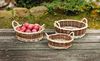 Schale Natur/Weiß groß Deko Aufbewahrung Obstschale Tisch Korb Ø 30 cm Bild 4