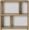 Amazon Marke - Alkove asymetrisches Regal Milton, in Grandson-Eiche-Nachbildung, stehend oder hängend montierbar, 80 x 82 x 41 cm (BxHxT) Bild 4