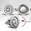 B.K.Licht LED Einbaustrahler 6er SET Einbauleuchten 86mm flach dimmbar Einbaumaß 68mm - 10-04-06-S, Dimmfunktion, LED wechselbar, Warmweiß, 3000K Einbauspots schwenkbar 5,5W 400lm GU10 Leuchtmittel matt-Nickel Bild 5