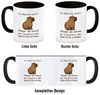 speecheese Tasse Sei immer du selbst ausser kannst ein Capybara sein Kaffeebecher in Bild 4