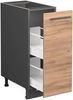 Apothekerschrank Fame-Line Goldkraft Eiche 30 cm ohne Arbeitsplatte Vicco Bild 5