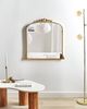Wandspiegel LIVRY 71 cm 71 cm Metall Gold Bild 2