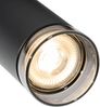 Qazqa Schienensystem-Sets Iconic jeana, 11.5 cm, (1-tlg), GU10, Schwarz, Modern, Aluminium, Deckenstrahler 1-flammig Bild 2