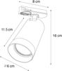 Qazqa Schienensystem-Sets Iconic jeana, 11.5 cm, (1-tlg), GU10, Schwarz, Modern, Aluminium, Deckenstrahler 1-flammig Bild 3
