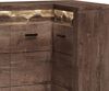 Lomadox Kommode INGENIO-161, Eckschrank Sideboard Wohnzimmerschrank modern Esche in braun Bild 2