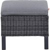 Siena Garden Hocker Taranto Alu, Geflecht, inkl. Kissen M21904 Bild 3