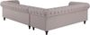 Ecksofa Polsterbezug beige rechtsseitig CHESTERFIELD Bild 4