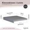 Lycce Bankauflage Klemmkissen, Sitzkissen 1 Leiste, 35cm Klemmtiefe, weich gepolstert, (1 St), verrutscht nicht, hochwertiger Kunstlederbezug, verschiedene Farben Bild 3