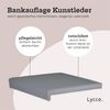 Lycce Bankauflage Klemmkissen, Sitzkissen 1 Leiste, 35cm Klemmtiefe, weich gepolstert, (1 St), verrutscht nicht, hochwertiger Kunstlederbezug, verschiedene Farben Bild 2