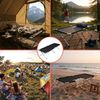 Spetebo Feldbett XXL Campingbett mit Tragetasche 190 x 64cm schwarz (Packung, 1-St, klappbar) Reise Feldbett mit Belastbarkeit bis 120 kg Bild 3