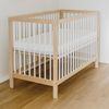Ehrenkind® Babybett PUR 140x70 aus Natur Buchenholz | Kinderbett 9-Fach höhenverstellbar mit entnehmbaren Stangen Bild 4