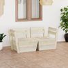 vidaXL Garten-Palettensofa 2-Sitzer Impregniertes Fichtenholz 3063708 Bild 2
