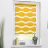 Lichtblick Sonnenschutzsysteme GmbH Doppelrollo Stockholm 90 cm x 150 cm (BxL) Senfgelb Duo Rollo in extravagantem Stil; Klemm- und schraubbar; Lichtdurchlässig und blickdicht Bild 3