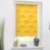 Lichtblick Sonnenschutzsysteme GmbH Doppelrollo Stockholm 90 cm x 150 cm (BxL) Senfgelb Duo Rollo in extravagantem Stil; Klemm- und schraubbar; Lichtdurchlässig und blickdicht Bild 5