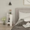 WellHome Sena Kommode 100 % melaminfurnierte Spanplatte Weiss Bild 2