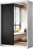 Lookway Kleiderschrank CAMARO II 150 cm mit Spiegel Schiebetürenschrank Bild 5
