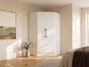 Vente-unique - AURALI Wardrobe and walk-in wardrobe Holz, Platte Weiß - B 101,5 cm x H 182 cm x L 101,5 cm Bild 2