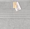 Bio Baumwolle Handtücher - alle Größen & Trendfarben Handtuch, 50x100 cm, silber Bild 2