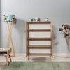 Dmora Sideboard Proxima 80 x 36 x 127 cm Braun, 3 Regale, 2 Türen Bild 5