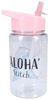 Disney Stitch Trinkflasche – 450 ml mit Strohhalm & Traggriff, transparent Bild 2