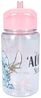 Disney Stitch Trinkflasche – 450 ml mit Strohhalm & Traggriff, transparent Bild 3