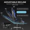 GTPLAYER Gaming Stuhl mit Lautsprecher Bürostuhl Schreibtischstuhl Musik Audio Gamer Stuhl Drehstuhl Ergonomisches Design PC Stuhl Multi-Funktion E-Sports Chefsessel schwarz-blau Bild 4