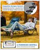 KingCamp Sonnenliege Klappbar 2er Set Gartenliege Campingliege 5-Stufig Verstellbarer Rückenlehne Liege Gartenstuhl Strandliege Camping Klappbett mit Kopfkissen für Garten Urlaub Outdoor Strand Pool Bild 4