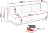 Schlafsofa Fris, Farbe: Sawana 21 Bild 3