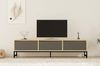 Hanah Home Industrial TV Stand, 160 cm, Sapphire & Black, 100% Melamine Coated Particle Board, Metal Frame, 18 mm Thickness | Stylish & Durable Design for Modern Living Rooms Bild 2