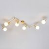 Lindby Deckenleuchten Elaina, Metall, Gold / Messing IP20, 6 x 4 W LED Bild 2