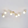 Lindby Deckenleuchten Elaina, Metall, Gold / Messing IP20, 6 x 4 W LED Bild 4