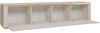 TV-Lowboard Hilafin 4K (Farbe: Sandbeige / Sandbeige + Gold) Bild 4