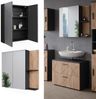 Badspiegelschrank Irma Anthrazit/Goldkraft Eiche 80 x 75 cm Vicco Bild 4
