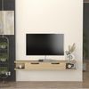 TV-Lowboard hängend Karjali 150x30x19 cm Eicheoptik [en. casa] Bild 5