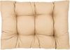 Palettenkissen Set – Sitzkissen für Europaletten Wasserdicht – Palettenpolster, gefüllt mit granuliertem Poulirette-Schaum – Inkl. 3x Sitzkissen 120x80 +Rückenlehne 120x40 sowie 60x40 & 40x40 Bild 4