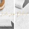 Teppich Wohnzimmer Hochflor Shaggy - 230x230cm - Weiß Einfarbig Uni Flauschig Modern Boho Deko Teppiche Weich Schlafzimmer Bild 3