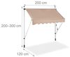 Klemmmarkise beige Bild 5