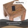DESIGN DELIGHTS Beistelltisch COUCHTISCH SQUARE 30, Massivholz 30x30cm (HxB) Beistelltisch rustikal Bild 3