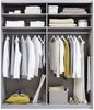 Rauch Möbel Caracas Schrank Kleiderschrank Schwebetürenschrank, Graumetallic mit Spiegelfront 2-türig inkl. Zubehörpaket Classic 4 Einlegeböden, 2 Kleiderstangen, 1 Hakenleiste, BxHxT 181 x 210 x 62 cm Bild 5
