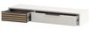 Schildmeyer Konsolentisch Loft, Holzwerkstoff, Mattweiß/Akustikpaneel Optik, 103,7 x 32,1 x 16,4 cm Bild 3