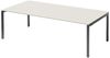 BISLEY Cito Chefarbeitsplatz/Konferenztisch, 740 mm höhenfixes U-Gestell, Metall, Gw334 Dekor Grauweiß, Gestell Anthrazitgrau, 120 x 240 x 85 cm Bild 1