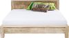 Kare Design Bett Puro, 160x200 cm, helles Holzbett, Holzbett handgeschnitzt, (H/B/T) 76 x 169 x 218 cm Bild 4